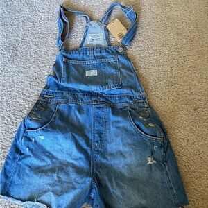 Levi's Blue Denim Women Jeans Overalls